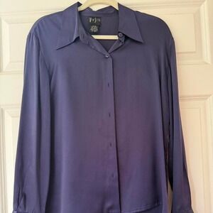 Purple‎ Via Seta silk blouse